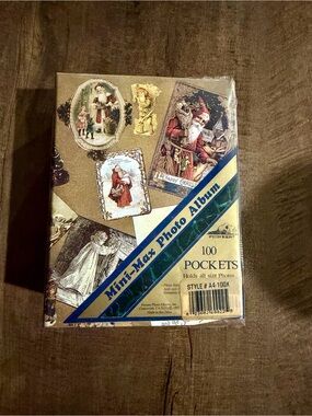 Vintage 1997 Pioneer Christmas Santa Photo Album 100 pockets